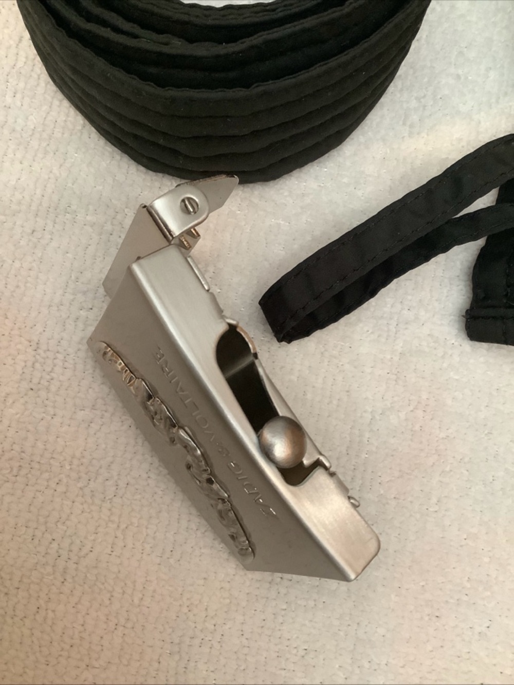 Zadig & Voltaire Belt Buckle in Silver Tone With Wing Logo​ - Picture 7 of 10